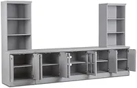 Newport Gray Large Entertainment Wall