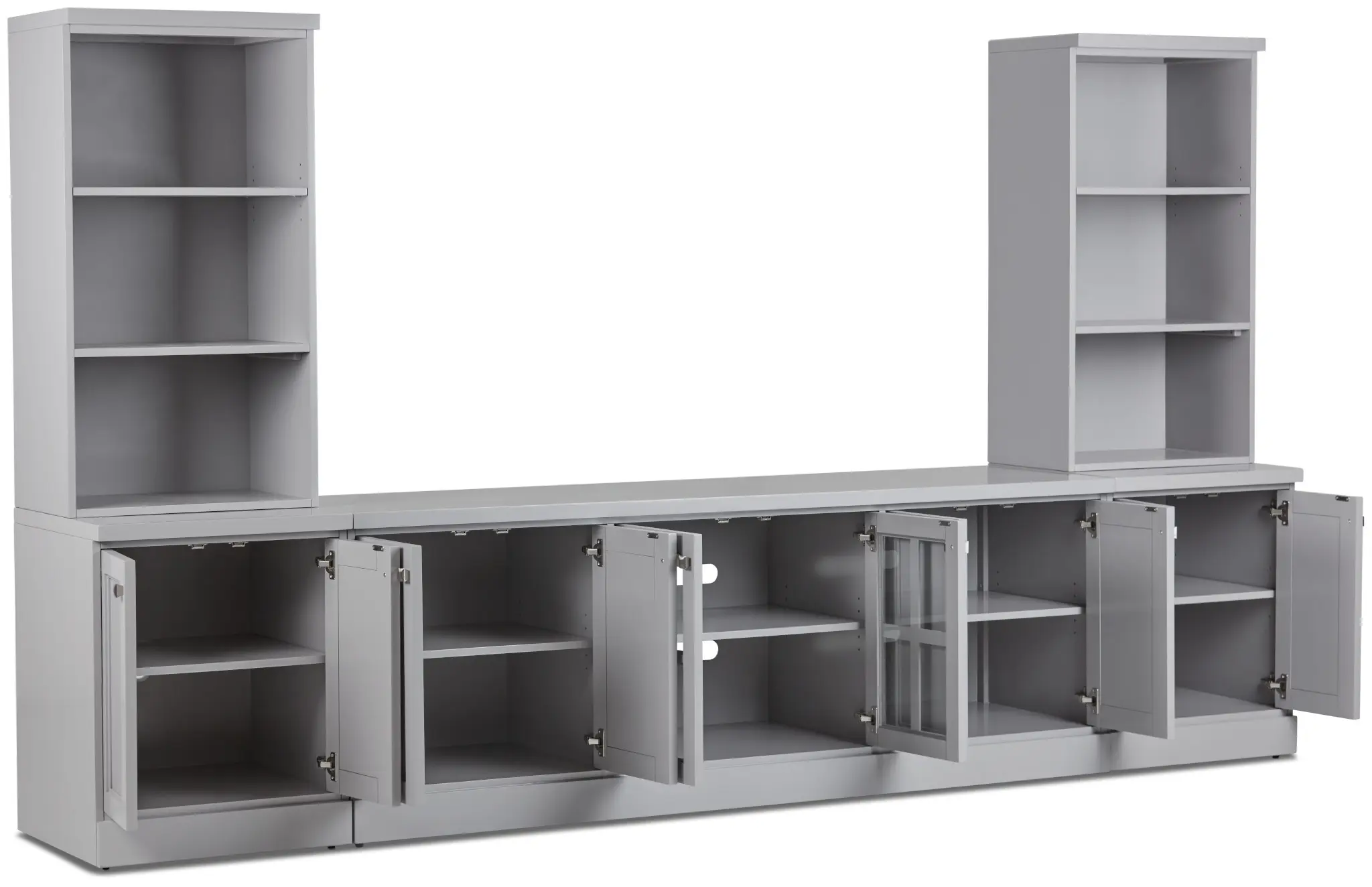 Newport Gray Large Entertainment Wall Newport Gray Large Entertainment Wall