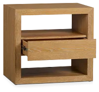 Nantucket Light Tone Open Nightstand
