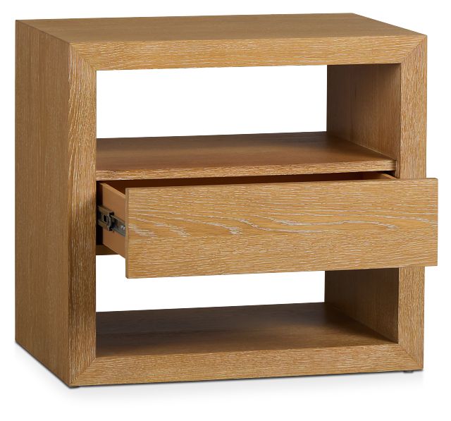 Nantucket Light Tone Open Nightstand