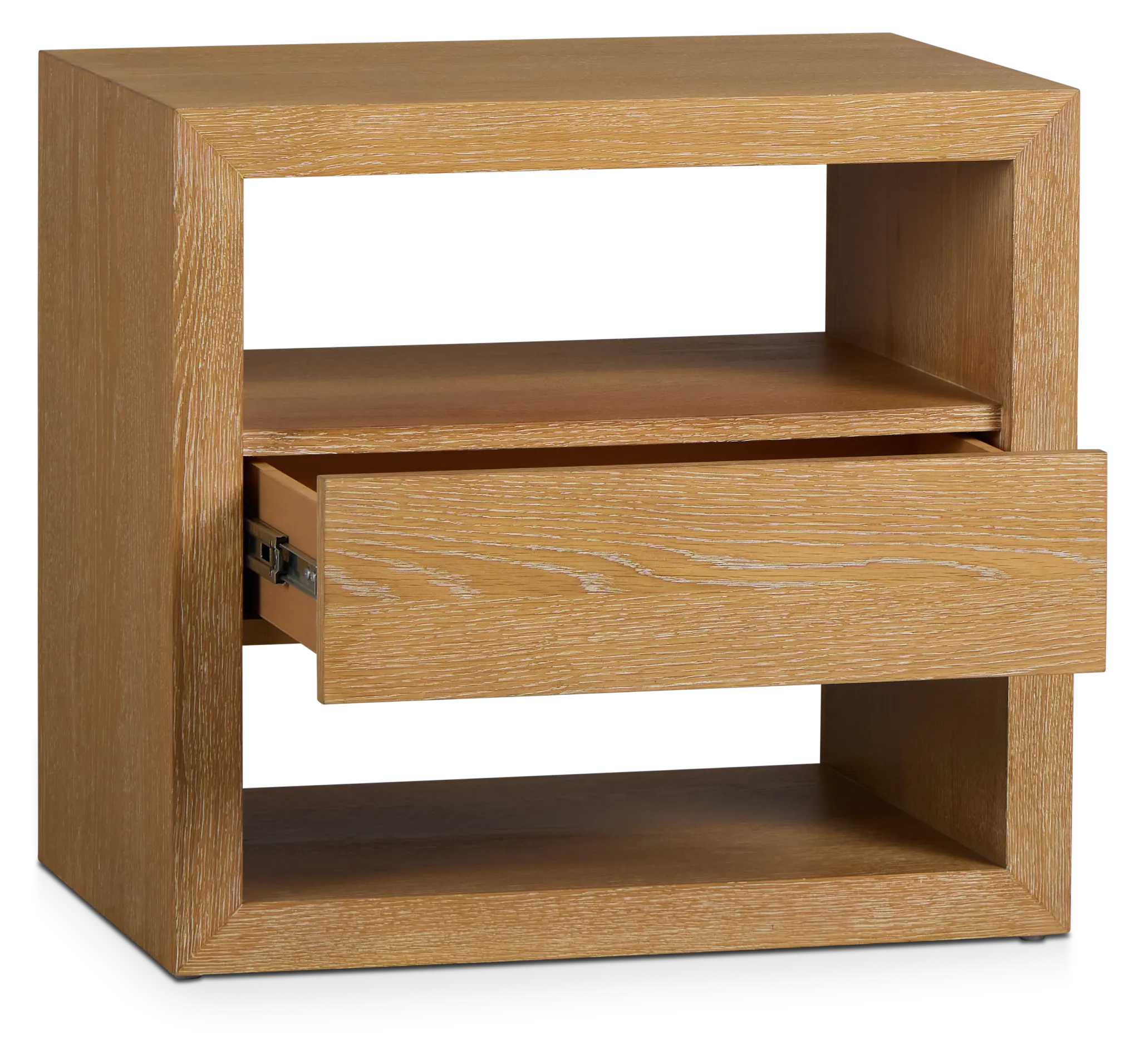 Nantucket Light Tone Open Nightstand