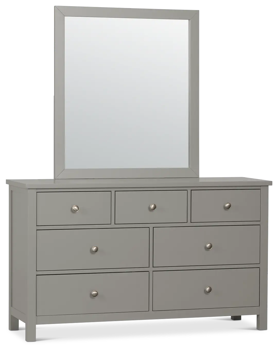 Charleston Gray Dresser & Mirror Charleston Gray Dresser & Mirror