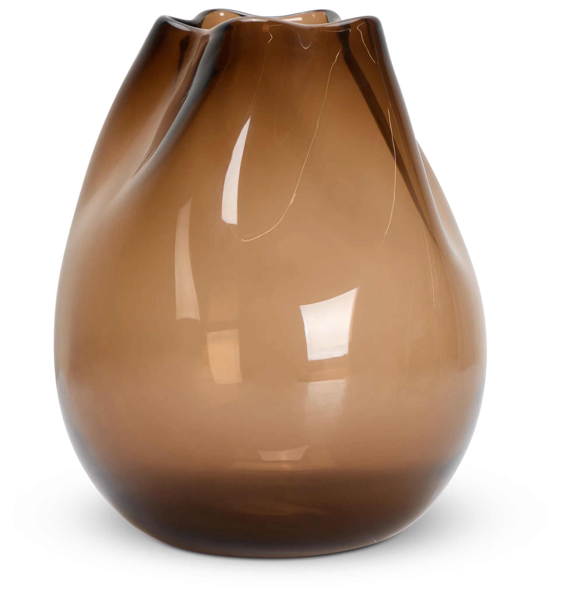 Atlas Medium Brown Vase