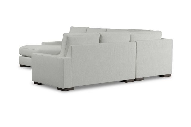 Edgewater Revenue White Medium Left Chaise Sectional