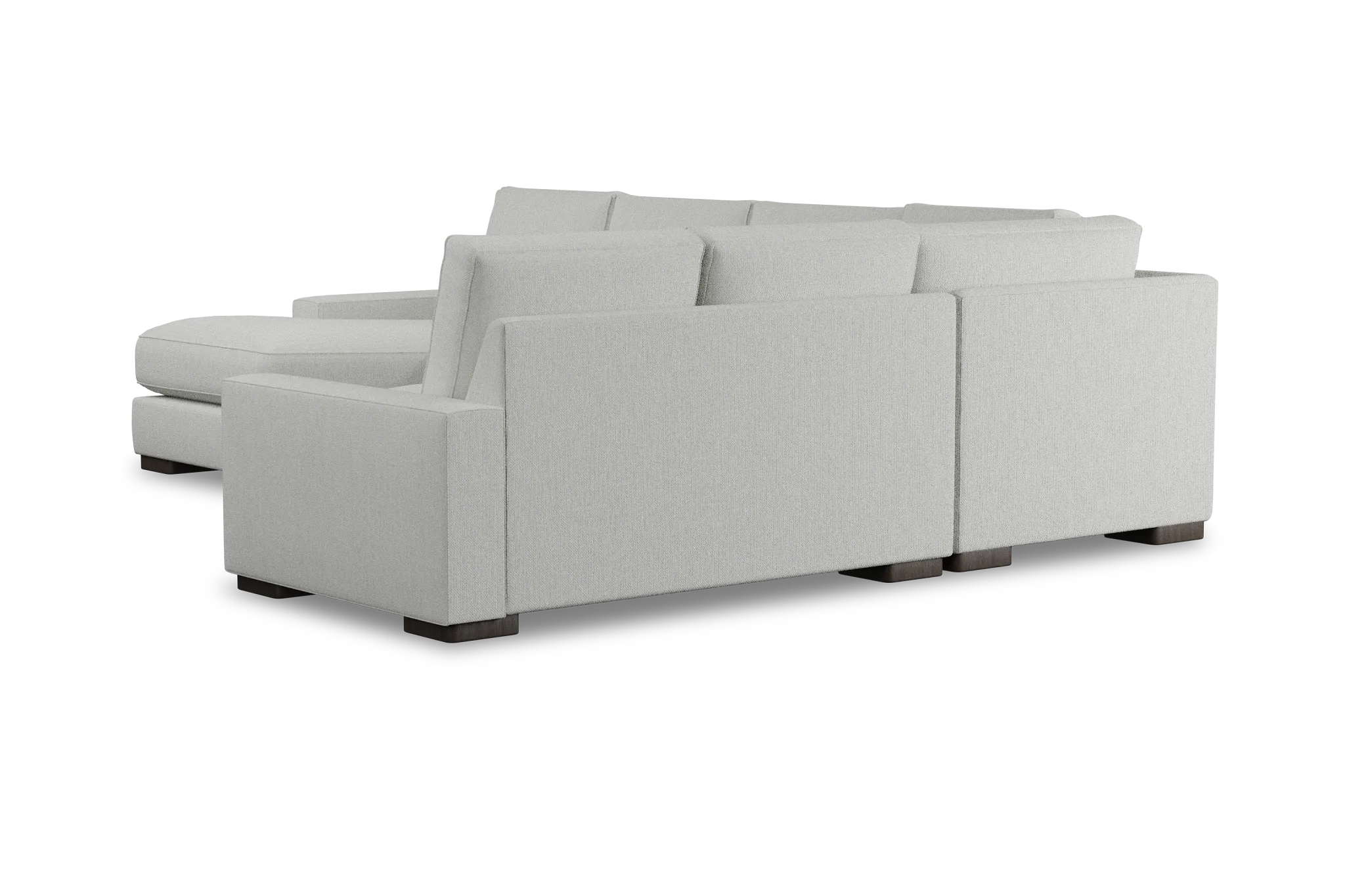 Edgewater Revenue White Medium Left Chaise Sectional