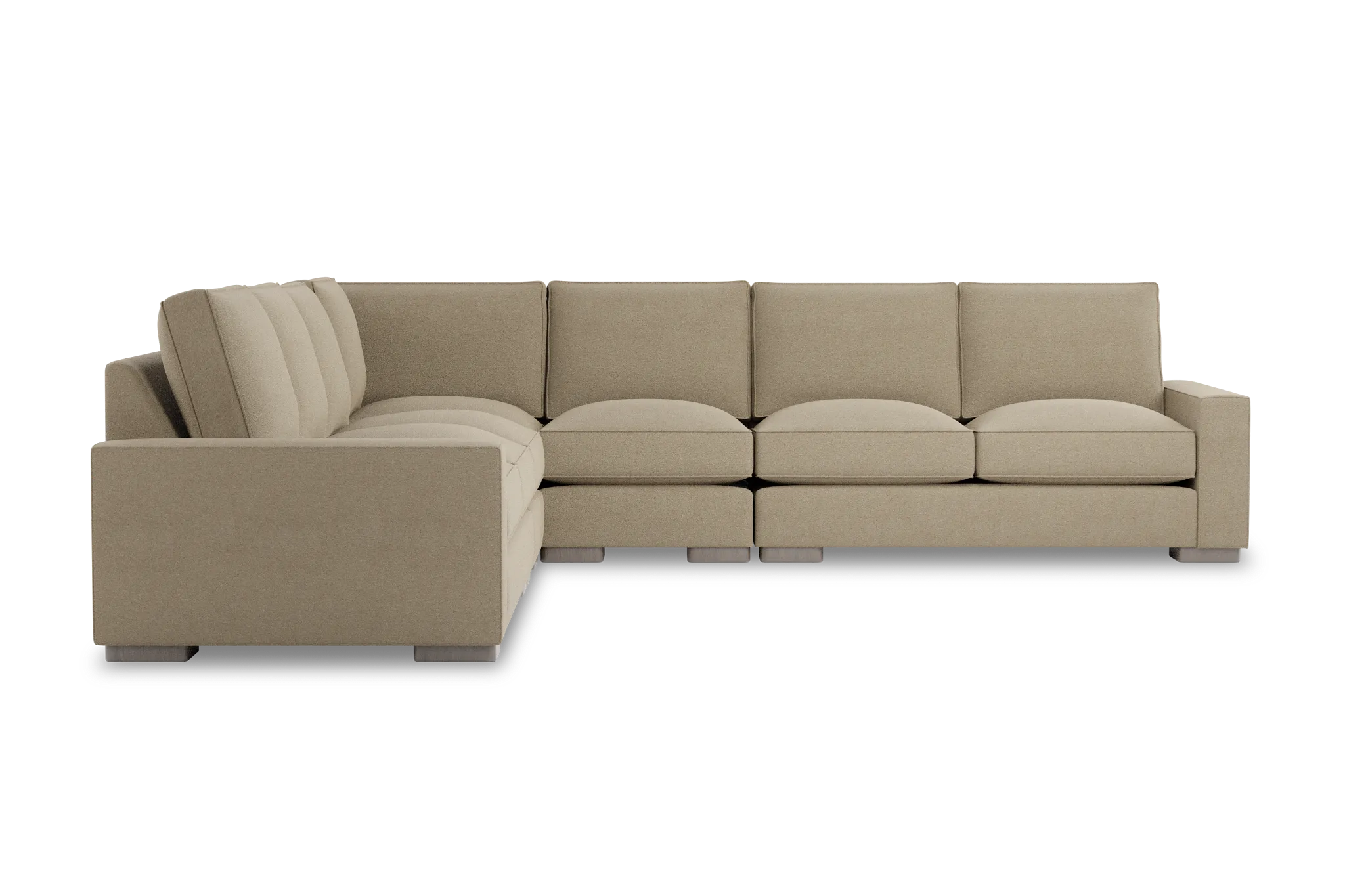 Edgewater Elite Taupe Large Two-arm Sectional
