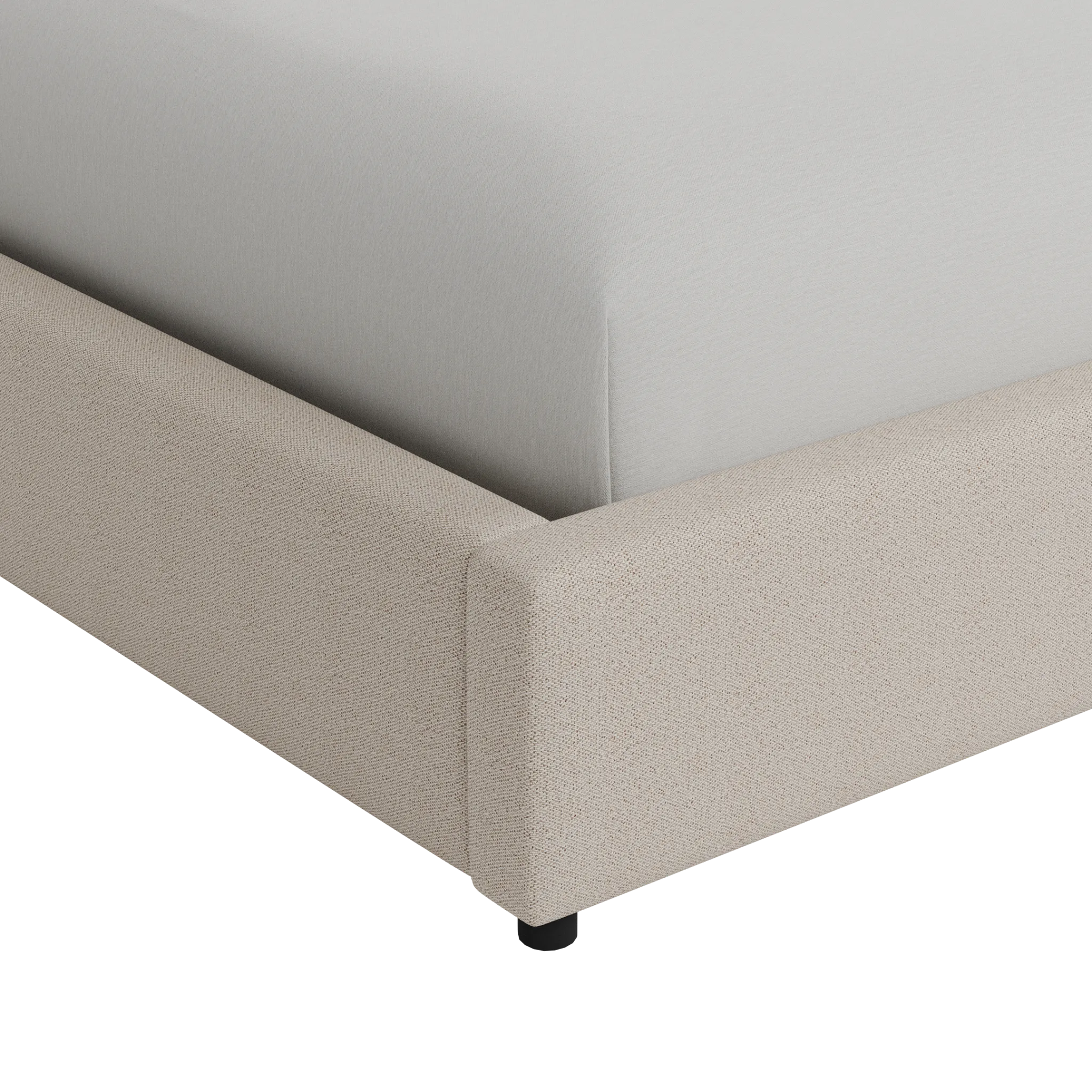 Captiva Gellar Brown 48" Upholstered Shelter Bed