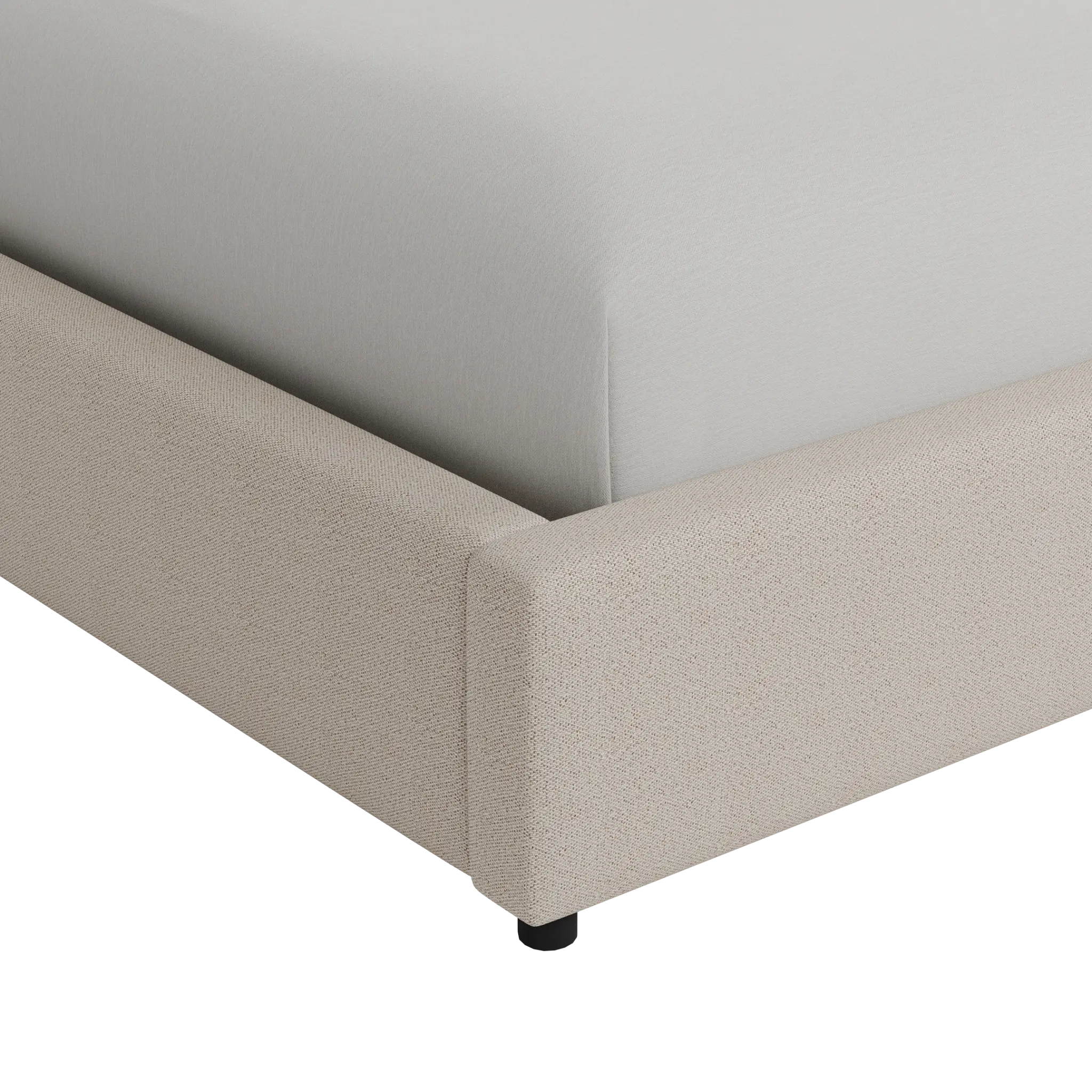 Captiva Gellar Brown 48" Upholstered Shelter Bed Captiva Gellar Brown 48" Upholstered Shelter Bed