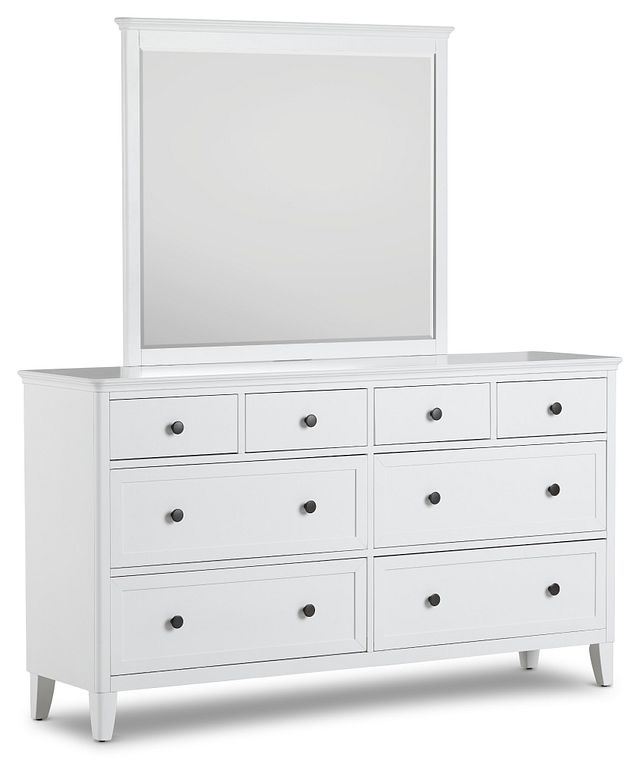 Cooper White Dresser & Mirror