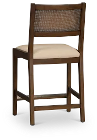 Pacific Mid Tone Woven 24" Barstool