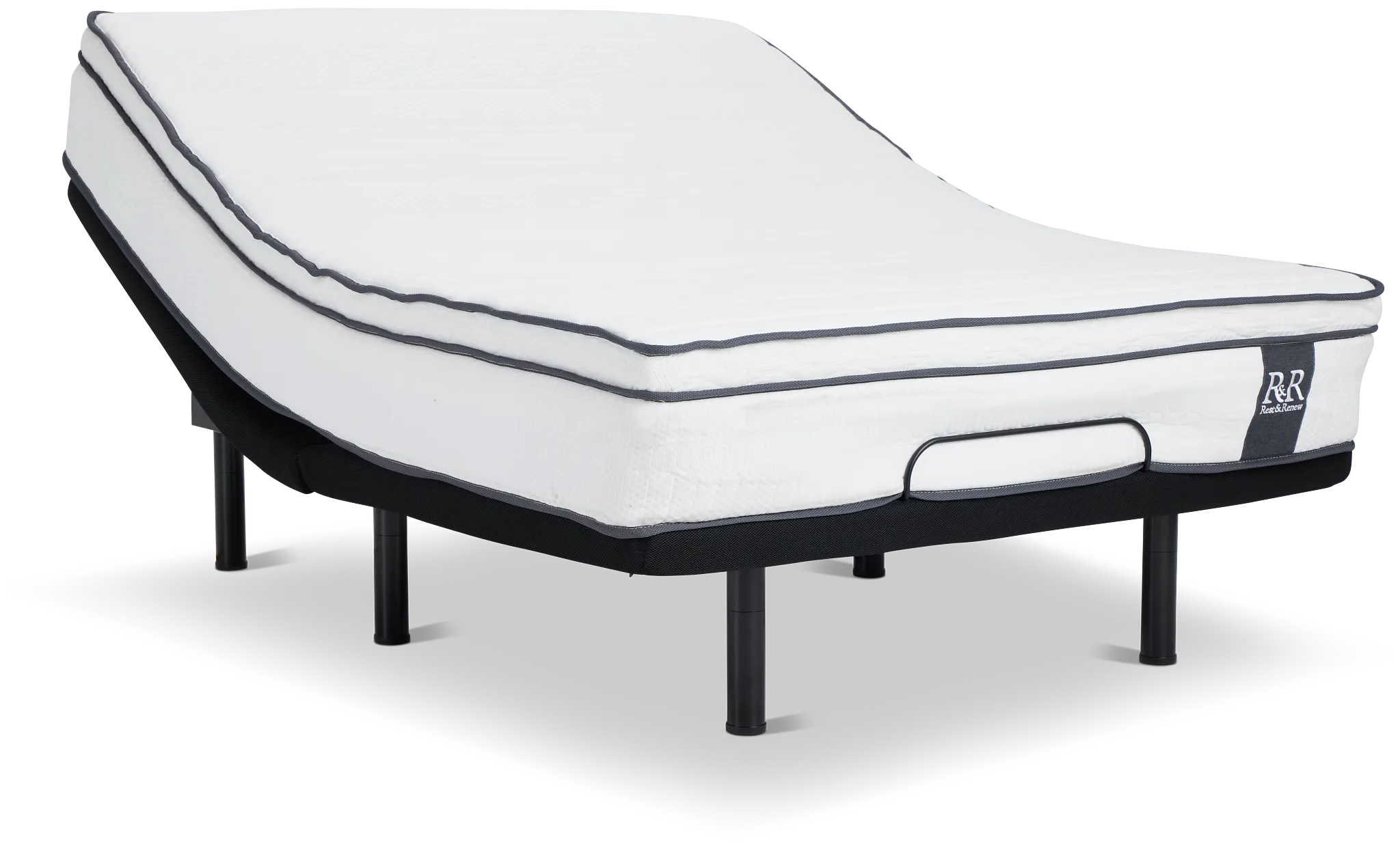 Rest & Renew By Zinus 12" Hybrid Deluxe Adjustable Mattress Set