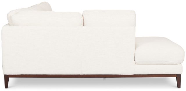 Wesley Light Beige Fabric Small Left Bumper Sectional