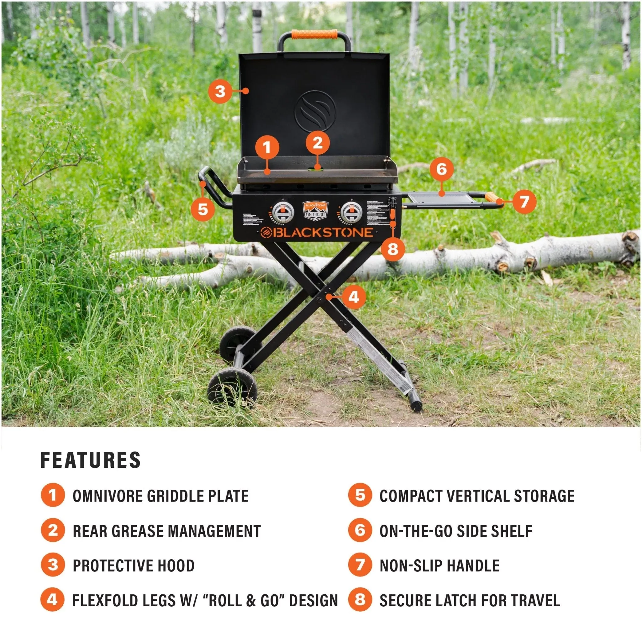 Blackstone Otg 22" Propane Fold Griddle