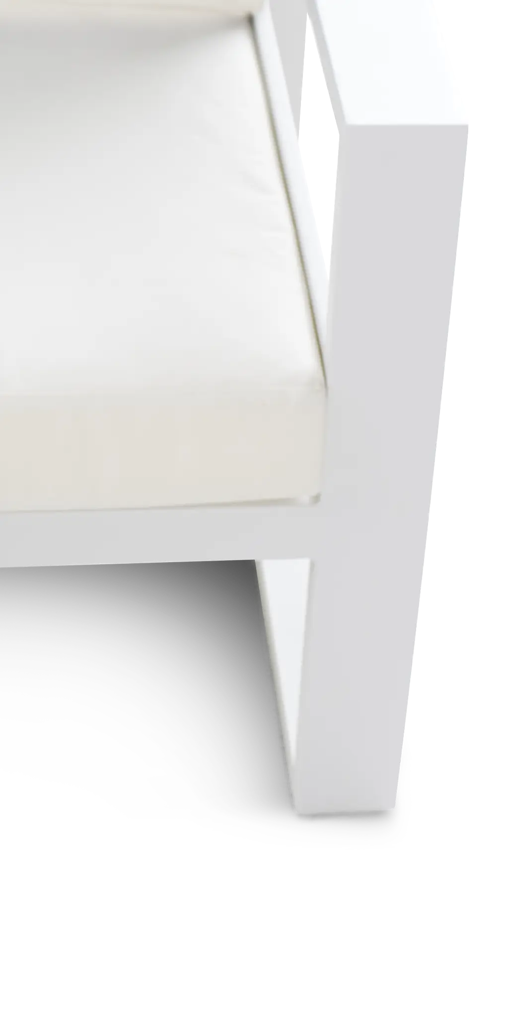 Lisbon White Aluminum Small Right Sectional Lisbon White Aluminum Small Right Sectional