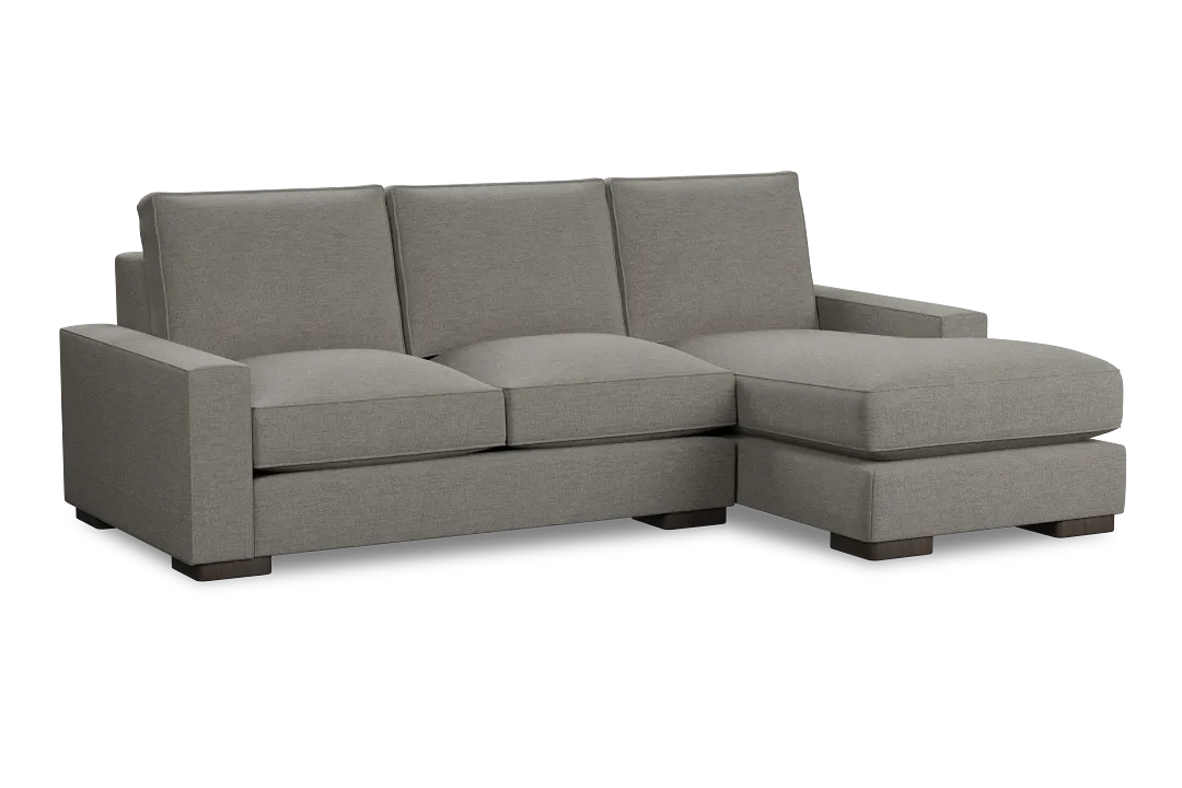 Edgewater Maguire Pewter Right Chaise Sectional