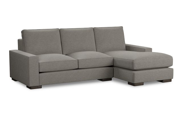 Edgewater Maguire Pewter Right Chaise Sectional