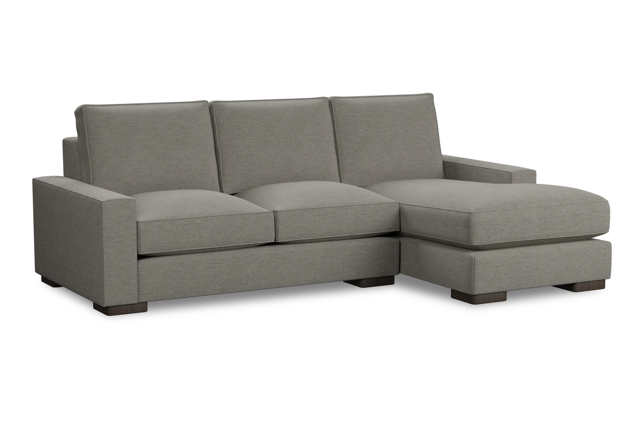 Edgewater Maguire Pewter Right Chaise Sectional