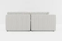 Destin Sea Lane Dark Gray Fabric 6-piece Pit Sectional