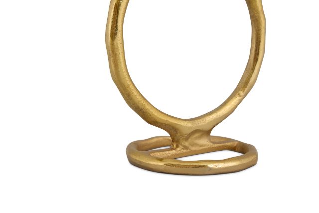 Ringo Gold Large Candle Holder
