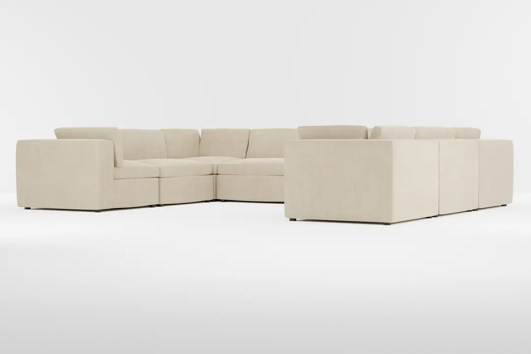 Destin Peyton Beige Fabric 8-piece Modular Sectional Destin Peyton Beige Fabric 8-piece Modular Sectional