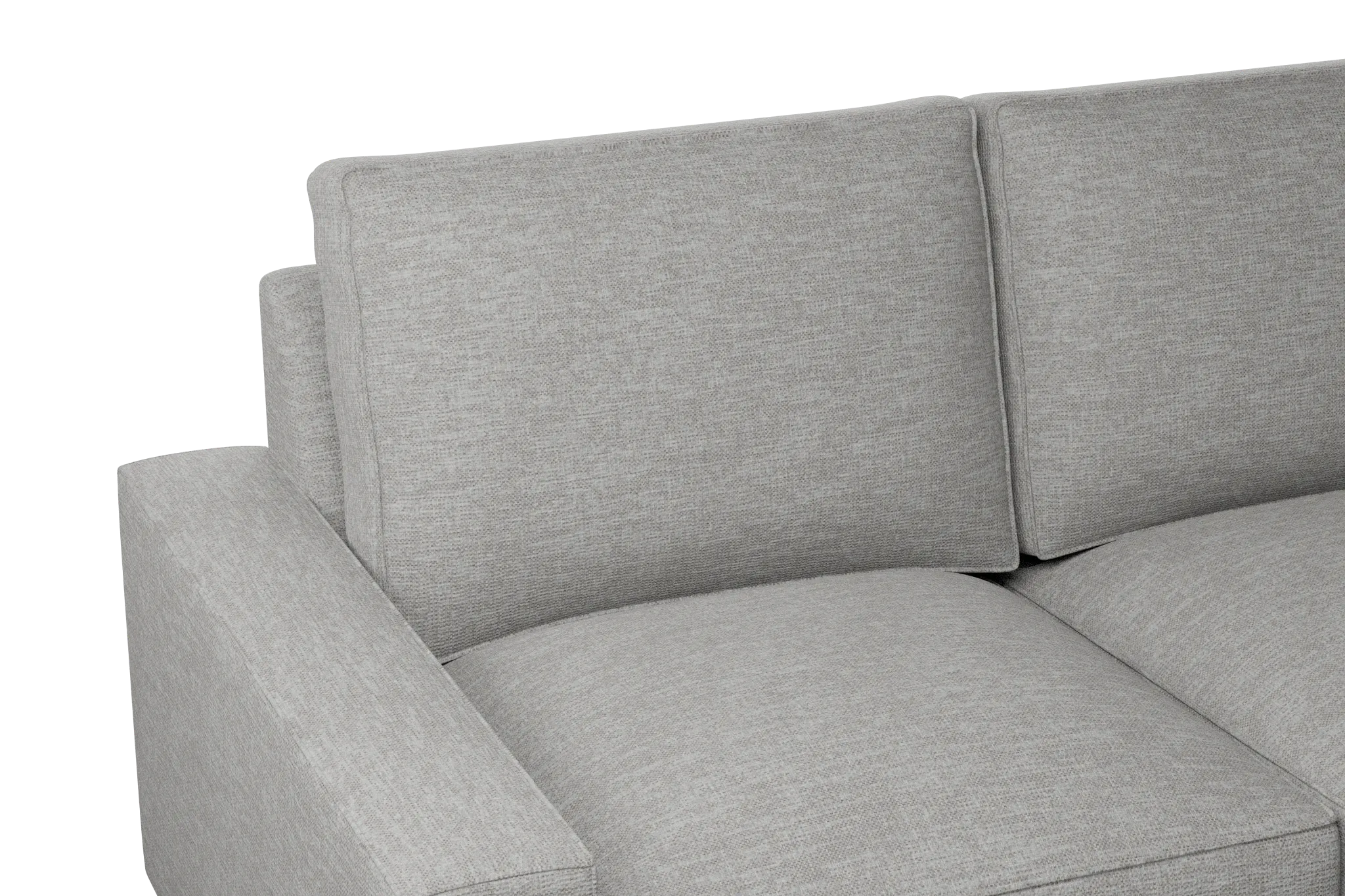 Edgewater Victory Gray Large Right Chaise Sectional