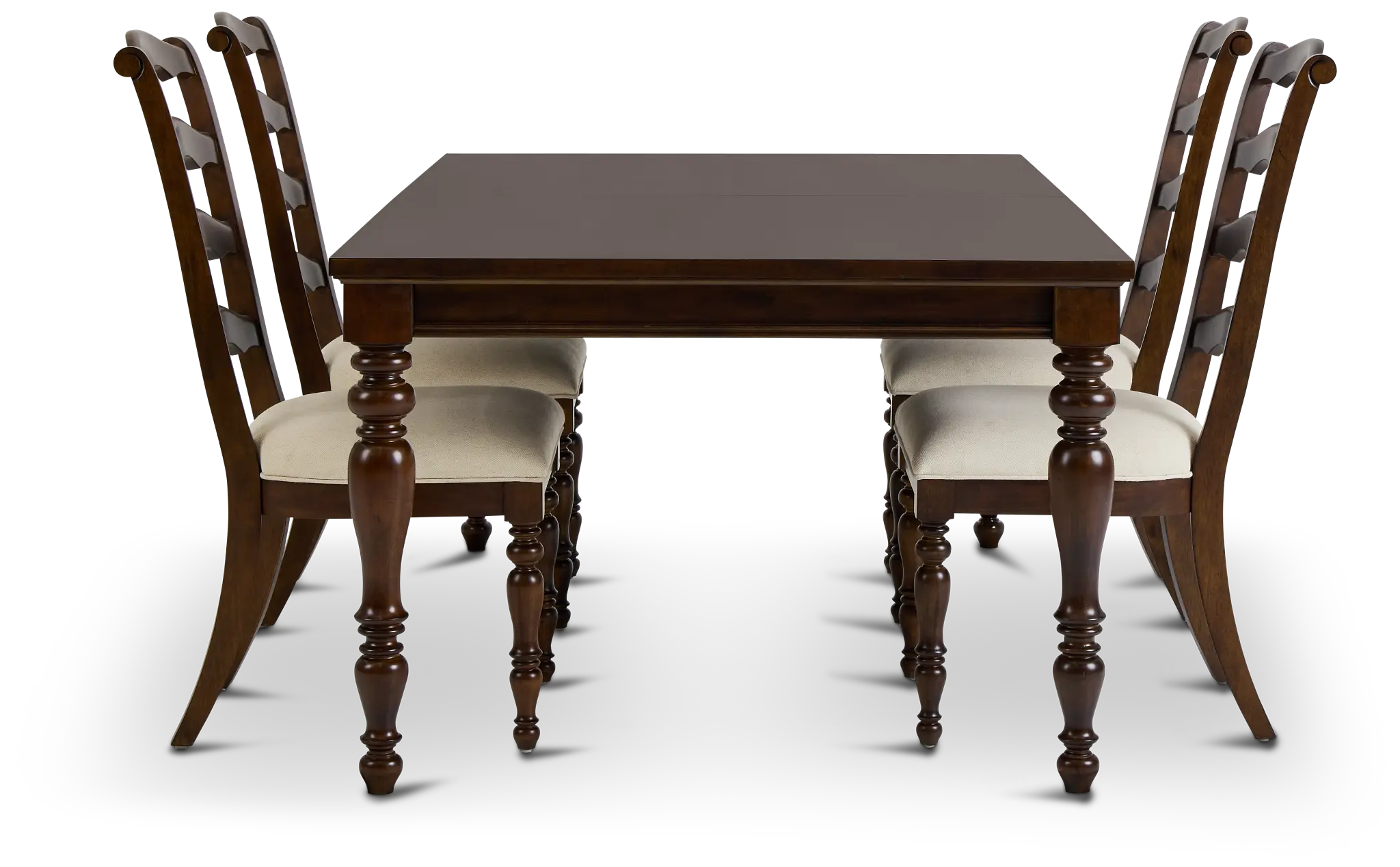 Savannah Dark Tone Rect Table & 4 Chairs Savannah Dark Tone Rect Table & 4 Chairs