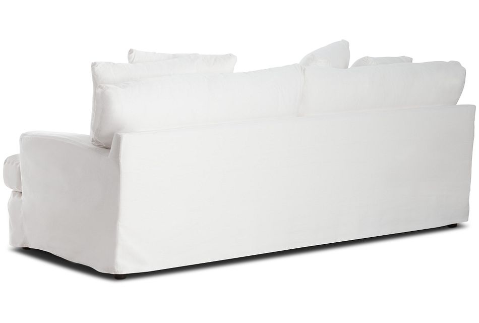 Real Life With A White Slipcover Keeping It Pretty City Farmhouse White Slipcovers Home Family Room