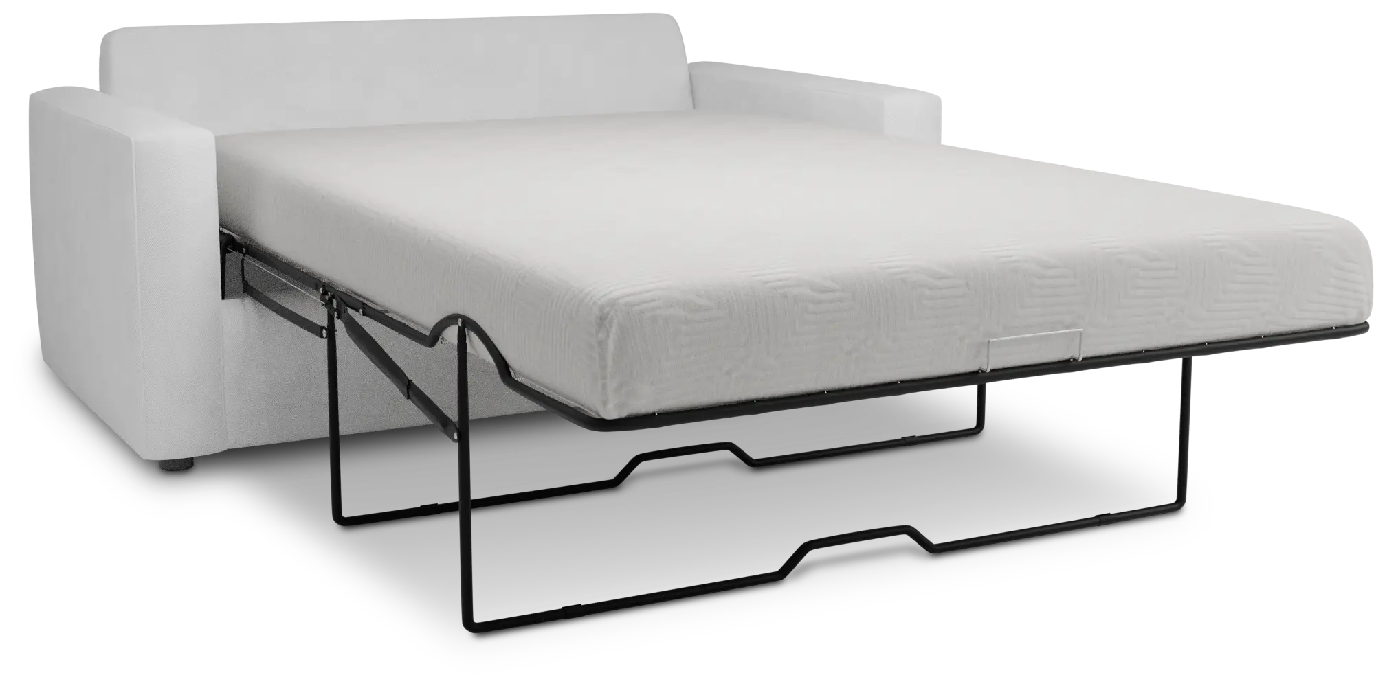 Siesta Peyton White Fabric Cooling Memory Foam Sleeper Siesta Peyton White Fabric Cooling Memory Foam Sleeper