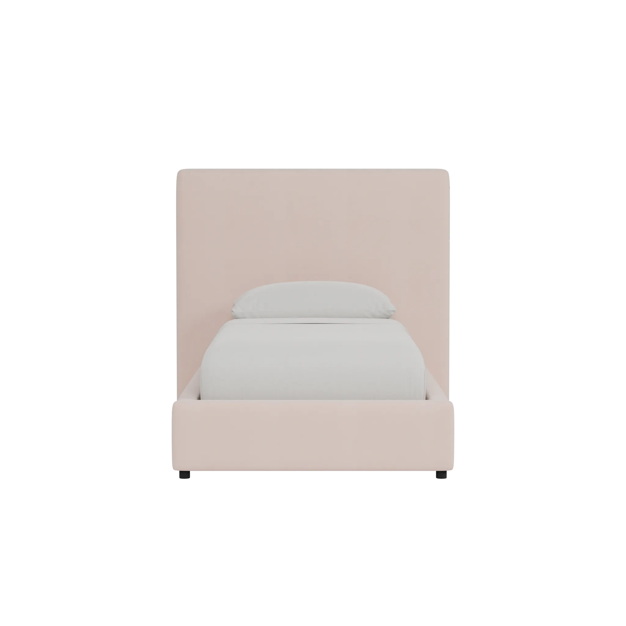 Grayton Joya Light Pink 54" Upholstered Platform Bed