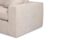 Breeze Taupe Fabric 8-piece Modular Sectional