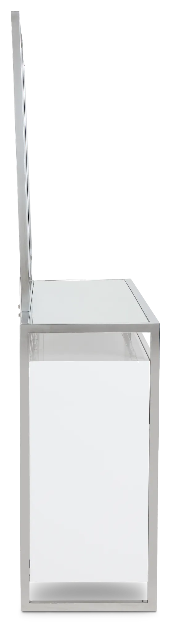 Miami White Dresser & Mirror