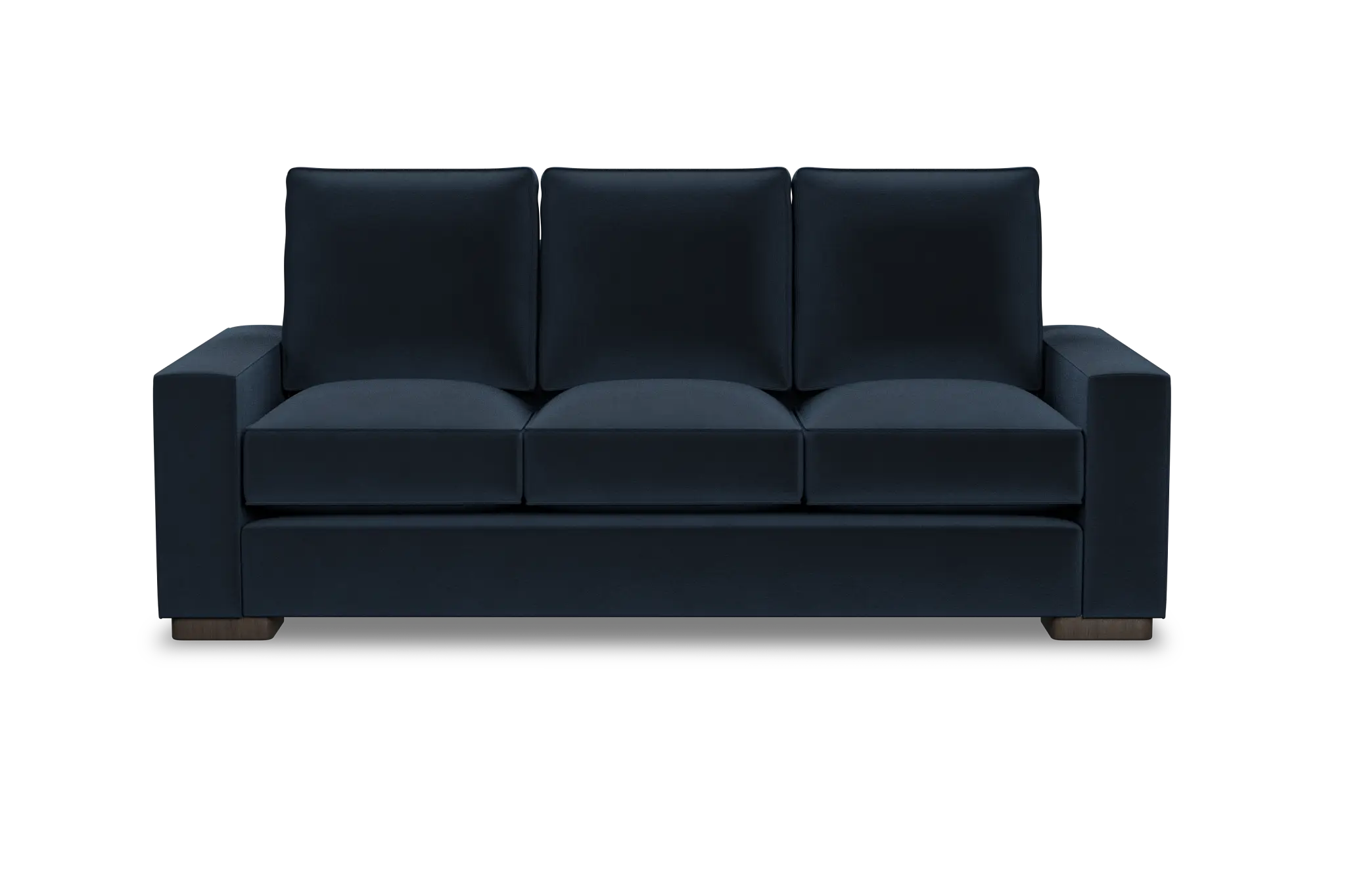 Edgewater Joya Dark Blue 84" Sofa W/ 3 Cushions Edgewater Joya Dark Blue 84" Sofa W/ 3 Cushions