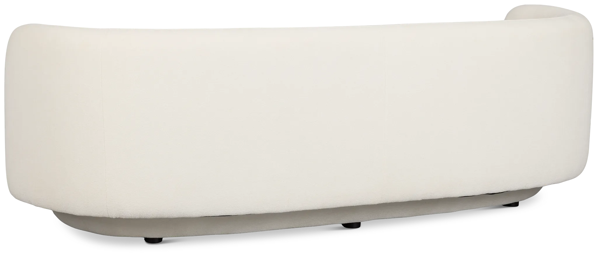 Presley White Fabric Sofa