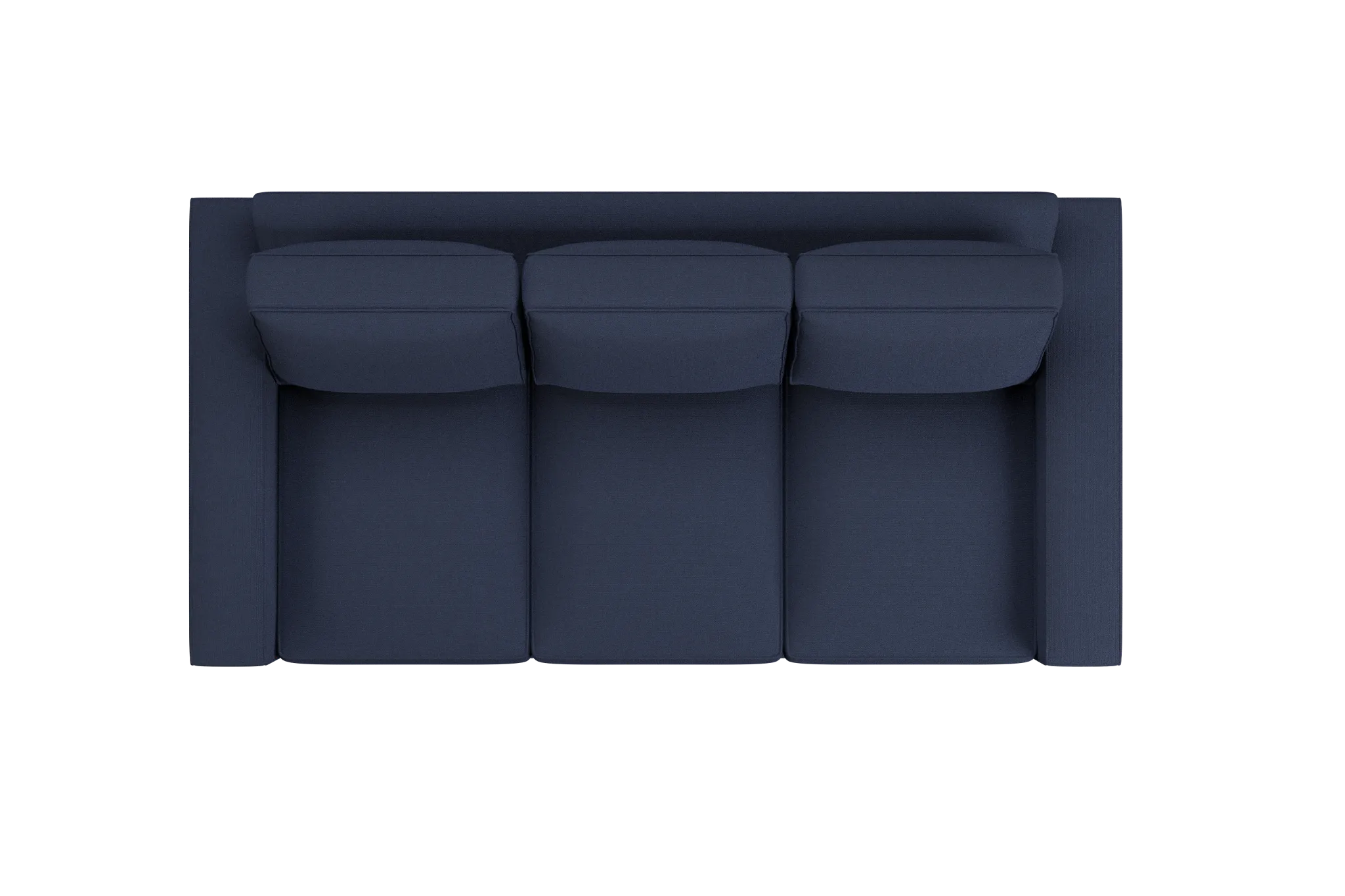 Edgewater Peyton Dark Blue 84" Sofa W/ 3 Cushions