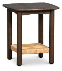 Santorini Dark Tone Square End Table