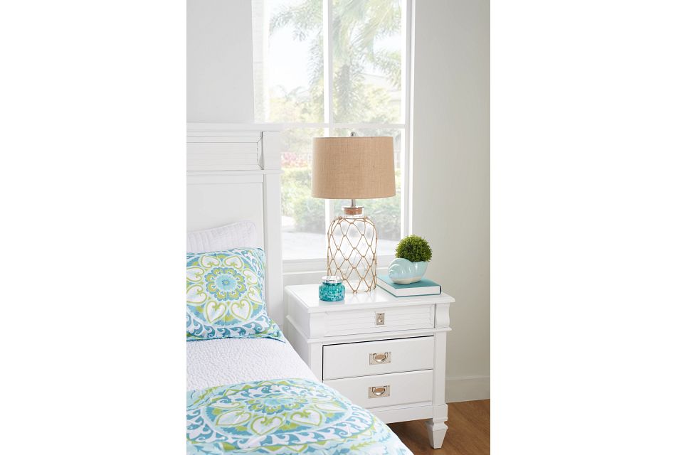 Marina White Nightstand Bedroom Nightstands City Furniture