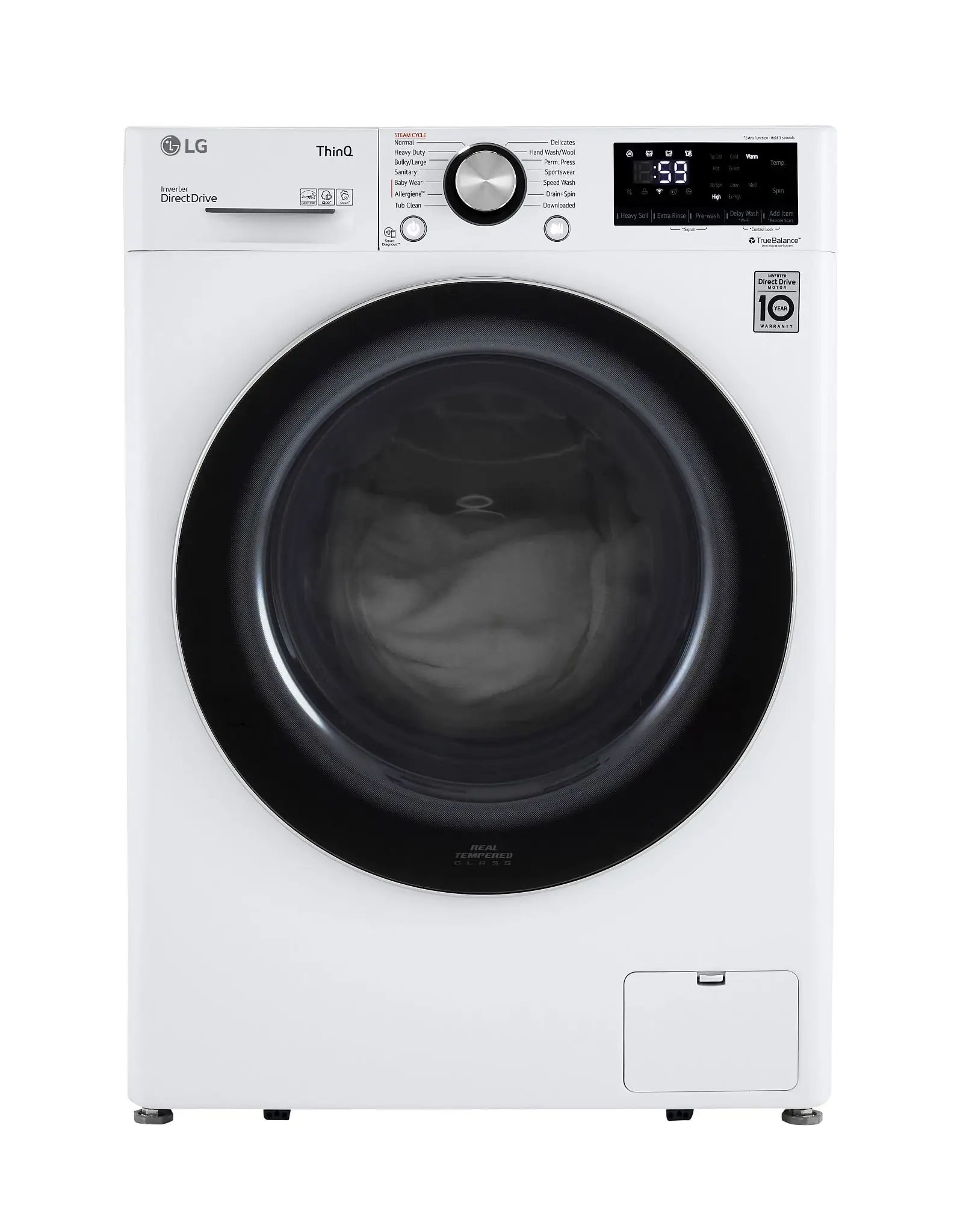 Lg 1455 Series White Front Load Washer Lg 1455 Series White Front Load Washer