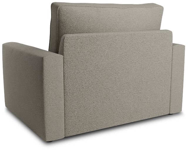 Siesta Elite Gray Fabric Memory Foam Sleeper