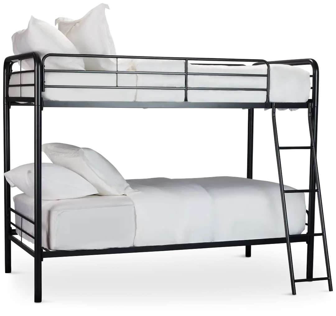 Rory Black Metal Bunk Bed Rory Black Metal Bunk Bed