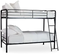 Rory Black Metal Bunk Bed