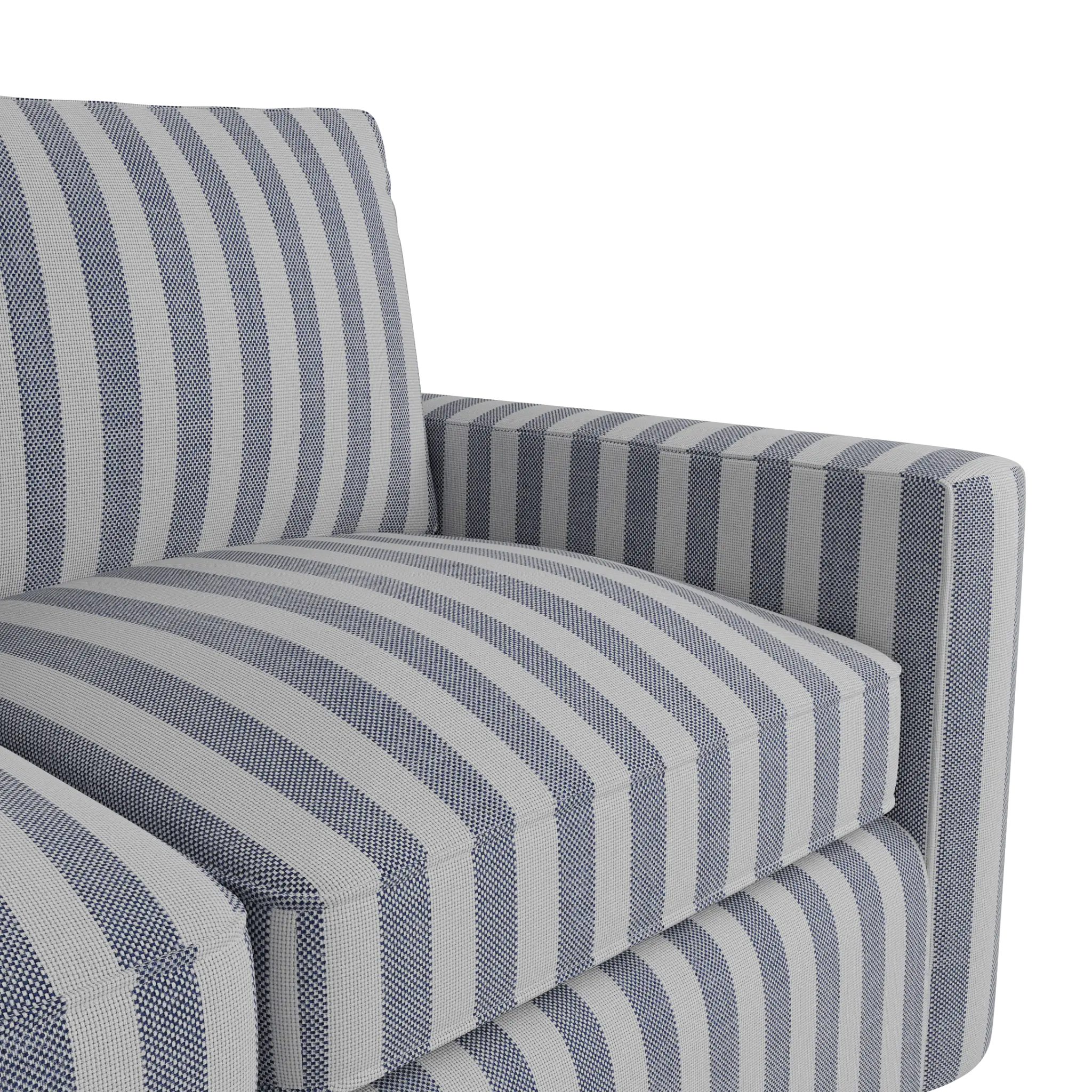 Siesta Sea Lane Dark Blue Fabric Memory Foam Sleeper Siesta Sea Lane Dark Blue Fabric Memory Foam Sleeper