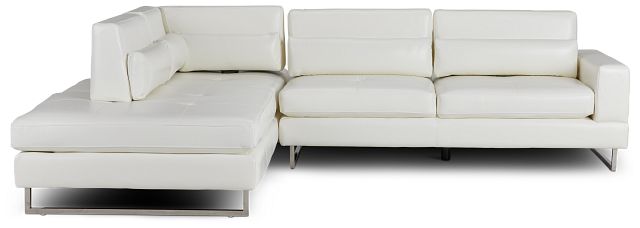 Alec White Micro Left Chaise Sectional (6)