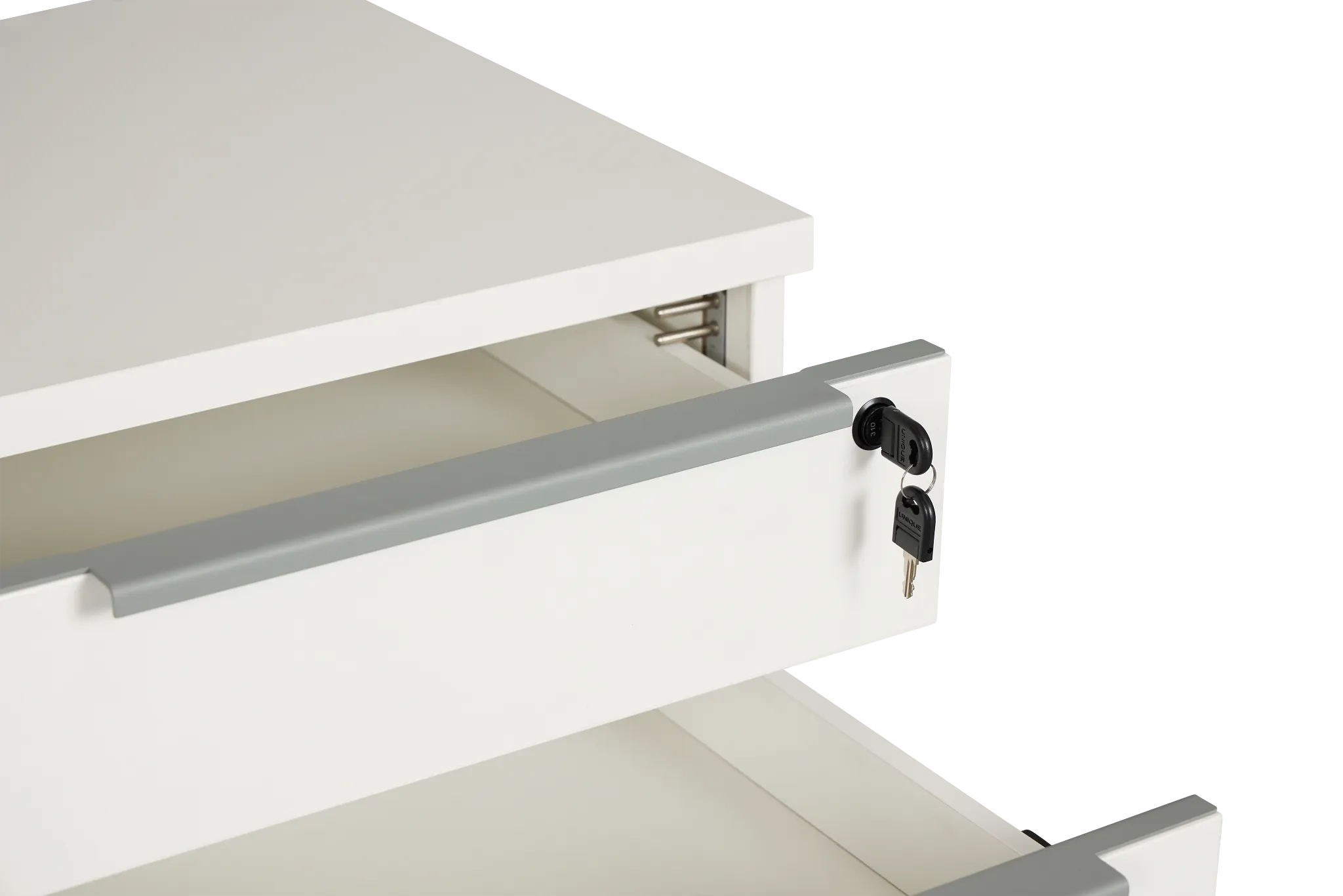 Clark White File Cabinet