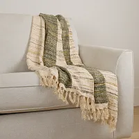 Kingsley Ivory 50"x 60" Throw