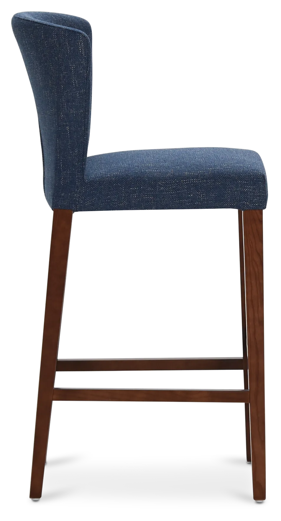 Bentley Dark Blue 30" Upholstered Barstool