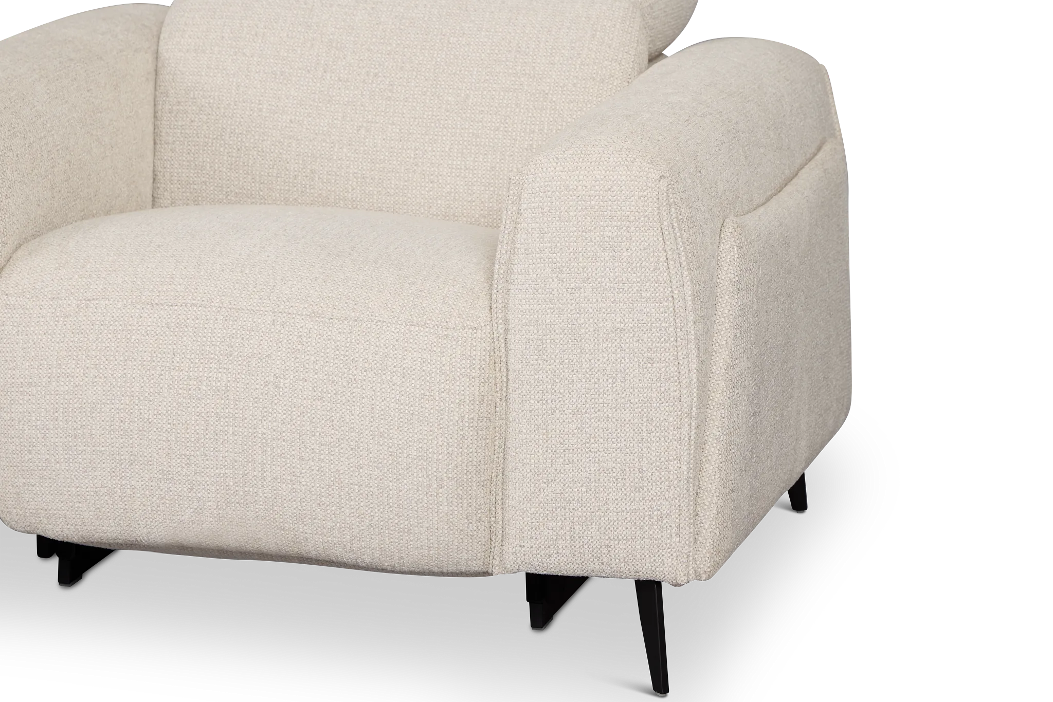 Reyna Light Beige Fabric Power Recliner
