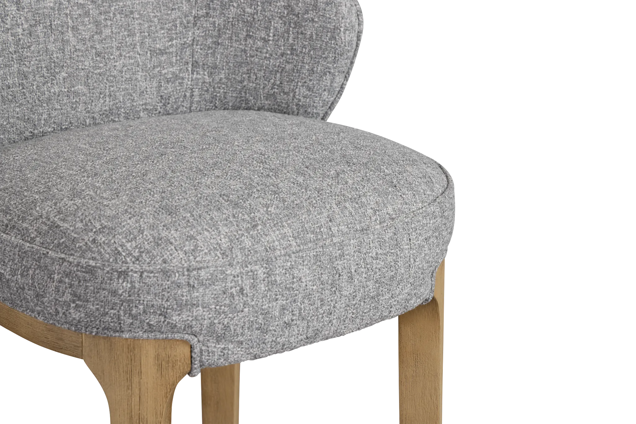 Libby Dark Gray Fabric 24" Upholstered Barstool