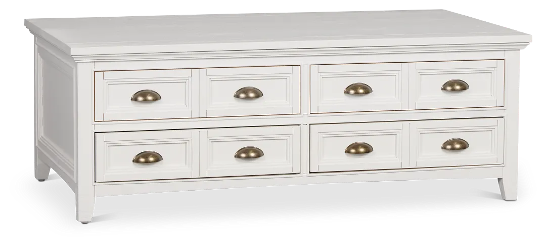 Heron Cove White Lift Coffee Table