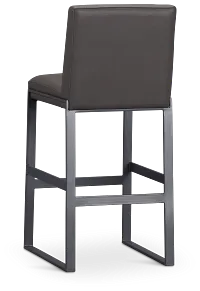 Harlem Dark Gray 30" Upholstered Barstool