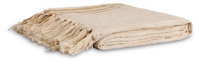 Adala Ivory 60" X 90" Throw
